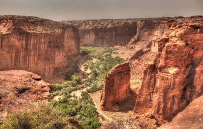 Красивейшие каньоны мира Canyon De Chelly, Аризона, США