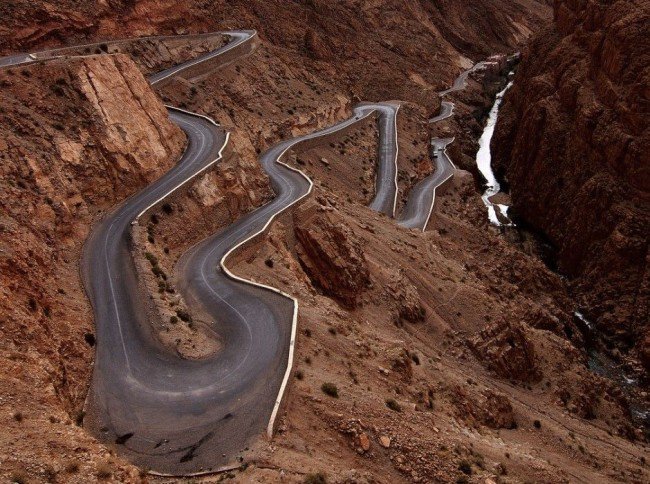 Красивейшие каньоны мира Dadès Gorge, Морокко